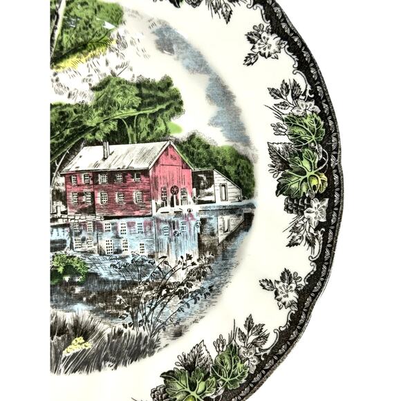 Johnson Bros Friendly Village England Vintage The Old Mill Plate-10.5" - Picture 5 of 8